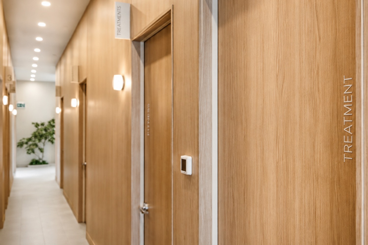 Optimal Clinic treatment hallway